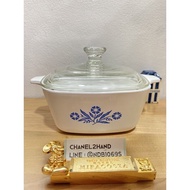 CHANEL2HAND99 Vintage 1969-72 Corning Ware Blue Cornflower P-43-B 700ml หม้อทนไฟ Corningware หม้อเซรามิค