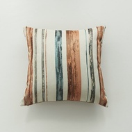 30x50/45x45/50x50CM Yarn Dyed Stripe Leaves Printing Sofa Cushion Cover  Pillow Cases Decor Home Bed