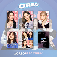 Thẻ Ảnh Blackpink X Oreo Thẻ Ảnh Blackpink Jennie Lisa Rose Jisoo Oreo 5 Bộ