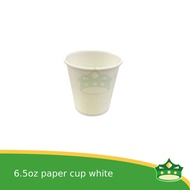 [50 pcs] quality paper cup white variety of sizes available 6.5 oz 8oz 12oz 16oz 22oz or vendo cups clean cups paper pulp cups