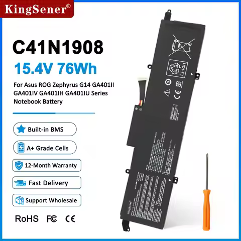 KingSener C41N1908 0B200-03610000 Battery For Asus RoG Zephyrus G14 GA401 GA401II GA401IU GA401IV GA