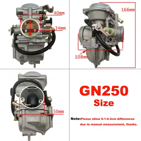 GN250 Carburetor For Suzuki GN 250 Carburador GN300 Dr250 Yamaha Sr250 Roketa Jianshe JS400-7 Hensim