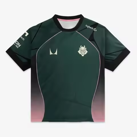2026 G2 Esports Prestige Jersey Male and Female Short-Sleeve Crew Neck T-Shirt CS2 Major Professiona