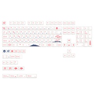 Pink Sakura Keycaps Dye Sub PBT XDA Keycap for GK61/64/68/75/84/87/96/980/104/108 Mechanical Keyboar