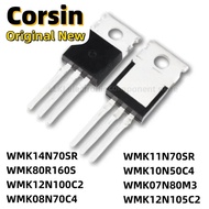 5PCS WMK14N70SR WMK80R160S WMK12N100C2 WMK08N70C4 WMK11N70SR WMK10N50C4 WMK07N80M3 WMK12N105C2 TO220