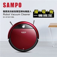 福利品 SAMPO 高效能日本變頻直流馬達掃地機器人 EC-W19011SBL