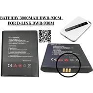 BATERRY 3000MAH DWR-930M DWR-933M D-LiNK MODEN PROLiNK PRT7011L 4G LTE BATERI
