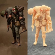 WWIII Hacksaw Ridge Ambulance 1: 64 Doll Model Figure 1: 87 Miniature Sand Table 1: 144 Gundam Feder