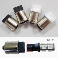 2Pcs T10 W5W 168 194 to 1156 BA15S P21W 1156 BAU15S PY21W 1157 BAY15D P215W LED Light Lamp Bulb Base