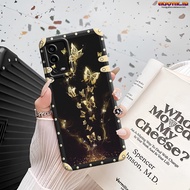 OPPO A55 Case - OPPO A55 Casing - Fashion Case - Butterfly Frame Motif - OPPO A55 Silicone - Casing 