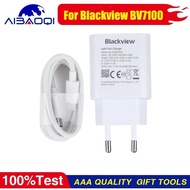 100% Original New Blackview BV7100 Charger Official Quick Charging Adapter + USB Cable Data Line Cha