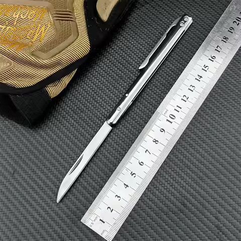 NEW PEN Knife Pocket Knife 5Cr13Mov Steel Blade 420 Steel Handle Outdoor EDC Knife for Camping Hikin