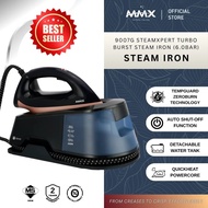 MMX SteamXpert 9007G: 2400W 6-Bar Steam Iron – 300g Turbo Burst & Anti-Burn Technology