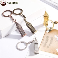 VANES Keychain Travel Souvenir Festival Big Ben Clock London Men Women Key Holder