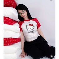 Levents x Hello Kitty | Joy Icon Lightweight Raglan Regular Tee/ Red
