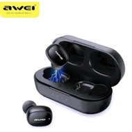 Awei T13 pro colourful tws t13pro sensor noise cancelling mic earphone with mic HIFI Wireless Blueto