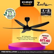 KHIND ZenAir Ceiling Fan (56" x 2 Units) CF56DC5R