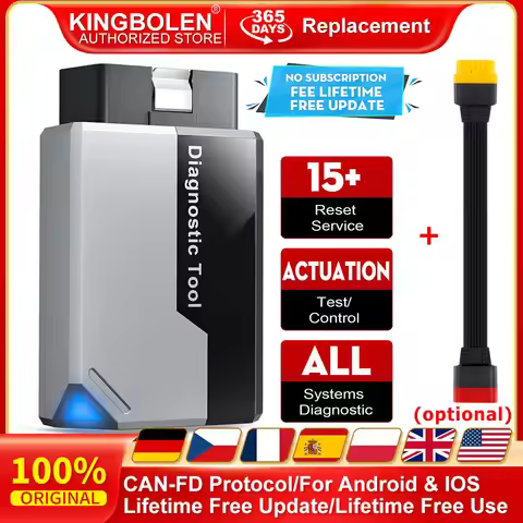 NEW KINGBOLEN Ediag Elite 15 Resets Car Diagnostic Tool All System Car Code Reader Active Test OBD2