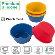 Webake Silicone Cupcake Baking Cups Set of 8, Air Fryer Muffin Pan Jumbo Muffin Liners Reusable Larg