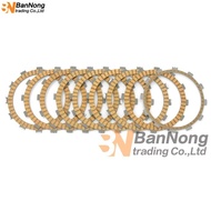 9PCS Clutch Friction Discs Plates For YAMAHA FZ1 FZS1000 FZ1 Fazer 2006-2016 FZ1-N FZ1-S 2008-2010 Y