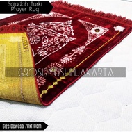 Thick Fur Turkish Prayer Rug / Soft Fur Turkish Prayer Rug / Large Size Adult Prayer Rug