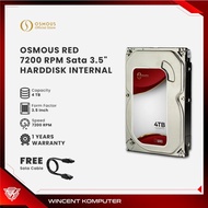 Hardisk HDD Internal CCTV Osmous 1TB, 2TB, 4TB Red Internal Sata 3.5" 7200RPM