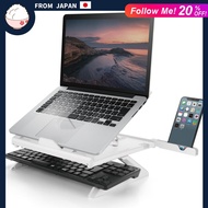 ELECOM Laptop Stand, 8-Level Folding, 9.5cm, Folded Size: 280mm W x 280mm D x 26mm H, Weight Capacit