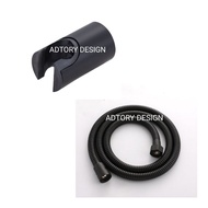 ADTORY Black Z Wall Mounted Holder Hose ABS paip air bidet toilet spray ready stock Malaysia