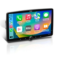 BCPA14 Car Stereo - Apple CarPlay, Android Auto, Single Din, 14 Inch Capacitive LCD Touchscreen, Blu