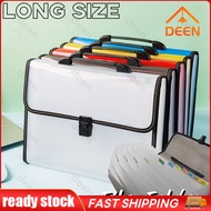 Long Expanding File Folder Organizer Document Organizer Portable Clear File Organizer Paper Storage