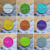 (15 Gr) 6mm Colorful Round Light Pearls / 6mm Round Pearl Beads / Bracelet Beads / Mote / Round Bead