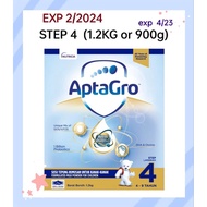 APTAGRO STEP 4 1.2KG / 900g GROWING MILK aptagrow choline dha