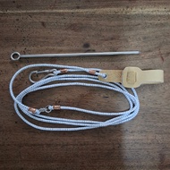HCM - Chicken rope WITH HOOK, super quality chicken jerky bag - BAMBOO + BAMBOO can be used - 1 mete