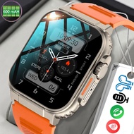 LIGE Pintar Jam Tangan Pria Panggilan Bluetooth Layar HD AMOLED 100+ Pelacak Olahraga Kebugaran Bate