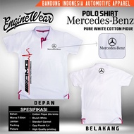 Polo shirt mercedes benz W123 W124 W202 W203 W204 W210 W211 W212 W140 C200 C230 E220 E300 E320 kaos mobil tshirt mercy