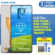 PhoneCare LCD For HONOR X5C / HONOR X5C PLUS / HONOR X5D / HRN X5D PLUS / HONOR 500 SMART, | With To