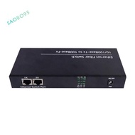 6Port 10/100M Ethernet Switch 6 Fiber Port 25KM 2UTP RJ45 Fiber Optical Transceiver Optical Media Co