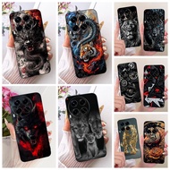 For Tecno Camon 30 4G 5G Case CL6 CL7 Cool Fashion Dragon Wolf Tiger Lion Painting Soft Silicone Cov
