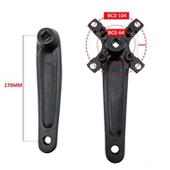 LY BULOS 40-52T 104Bcd MTB Crankset 170Mm Bike Crank Single Alloy Chainring Fit 8-12 Speed