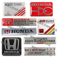 Applicable to HONDA car exterior decoration metal sticker N-WGN SHUTTLE N-BOX BRIO AMAZE Fit City Civic type-r cr-v br-v ODYSSEY freed pilot n7x Accord window sticker tail label aluminum nameplate sticker