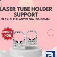 CO2 Laser Tube Holder Support Mount Flexible Plastic for Dia. 50-80mm