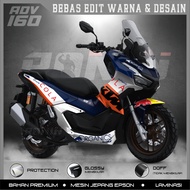 CUSTOM STICKER DECAL FULL BODY STICKER ADV 160 LIVERY KTM MOTIF