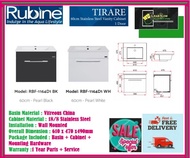 Rubine TIRARE RBF-1164D1 60cm Stainless Steel 1 Door Vanity Cabinet | WALL MOUNTED | FREE AND SAFE DELIVERY