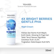 Wardah Perfect Bright Night Moisturizer Bright + Night Glow 20ml - Facial Moisturizer