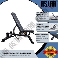 Asura Fitness Commercial Fitness Grade Adjustable Incline to Flat Gym Workout Bench (Type 3)