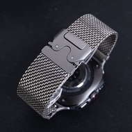 100% PURE TITANIUM Milanese LOOP สําหรับ Samsung Galaxy นาฬิกา Ultra 47 มม.Ultra 7 สาย Secure Parach