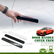 For 2025 - present Xpeng G6 F30 FL Door Handle Cover ABS Carbon Fiber Pttern Door Handle Wrap Protec