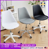 360° rotation Creative Curvy Eames Chair Height Adjustable kerusi dining chair Office Chair Cafeteri