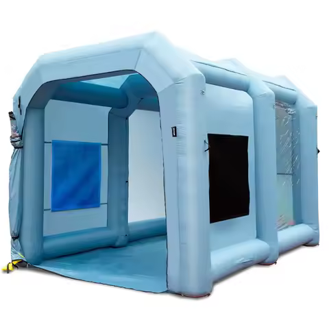 Inflatable Paint Booth 13x10x9ft,High-Power Spray Tent with 900W Blowers,with Air Filter System,,for