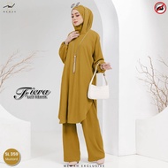 Mewah Exclusive Suit Abaya FIERA | Baju Muslimah Dress Premium Ironless Clothing Set